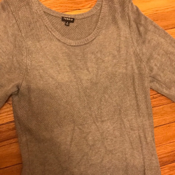 Grey sweater dress - Picture 3 of 3